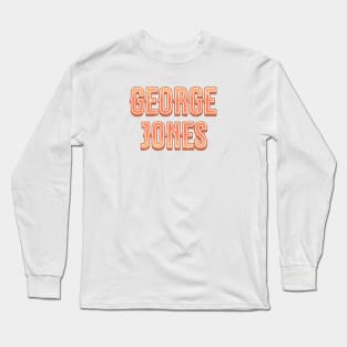 Jones text vintage Long Sleeve T-Shirt